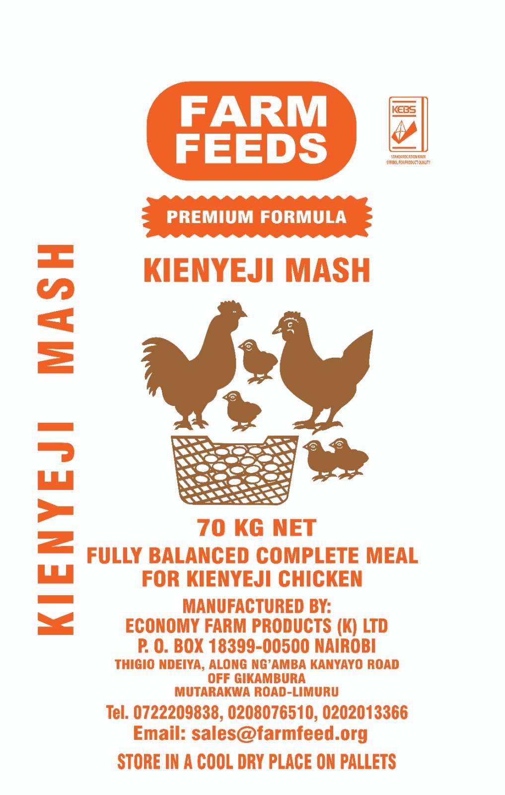 KIENYEJI MASH 70KG - FARM FEEDS